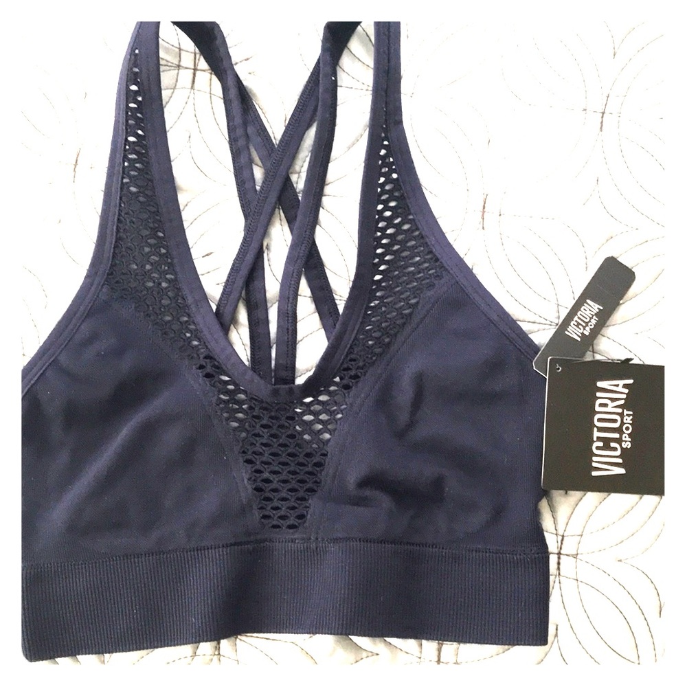New Victoria secret sports bra navy XS